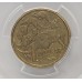 AUSTRALIA 2000 . ONE 1 DOLLAR COIN . ERROR . MULE . STRUCK ON TEN 10 CENTS